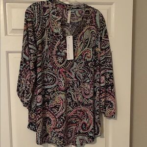 Chic Paisley Women's Blouse